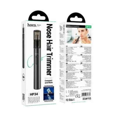 Other Goods in Beirut City - Hoco HP34 Mute Nose & Ear Hair Trimmer - 90 Days Battery Life & Safe Arched Blade