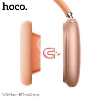 Hoco W65 Happy BT Headphones - 45 Hours Playtime & Bluetooth 5.4 Over-Ear — 5