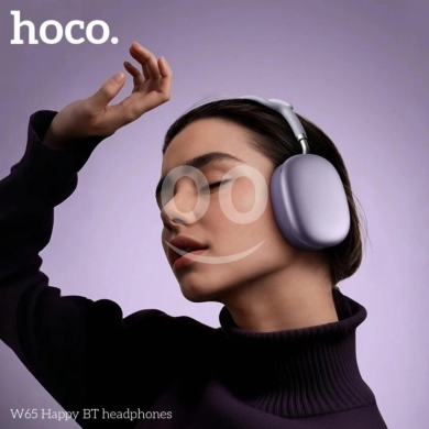 Mobile accessories in Beirut City - Hoco W65 Happy BT Headphones - 45 Hours Playtime & Bluetooth 5.4 Over-Ear