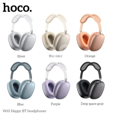 Hoco W65 Happy BT Headphones - 45 Hours Playtime & Bluetooth 5.4 Over-Ear — 4