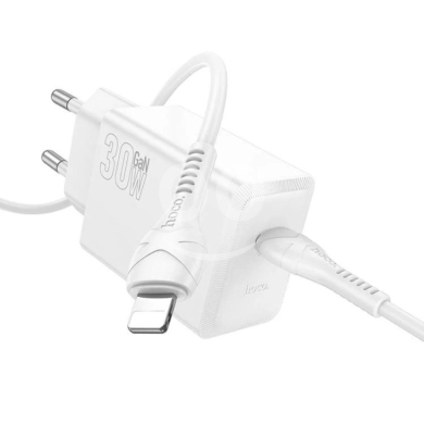 Mobile accessories in Beirut City - Hoco N70 30W PD USB-C Fast Charger - Multi-Protocol QC/PD Adapter