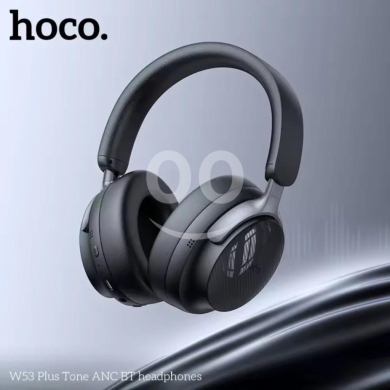 Hoco W53 Plus ANC Wireless Headphones - 90H Playtime, Hi-Fi Audio & BT 5.4 — 5