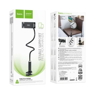 Other Mobile Phones & Accessories in Beirut City - Hoco HD10 Universal Lazy Stand - 985mm Gooseneck Tablet & Phone Clip Mount