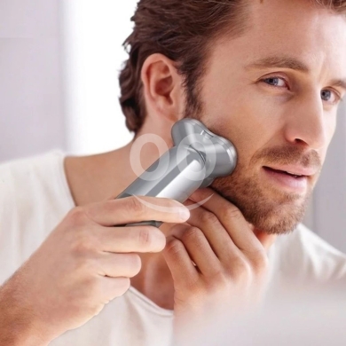 Hoco HP35 Rotary Electric Shaver - IPX7 Wet/Dry, 3 Floating Blades & USB-C — 2
