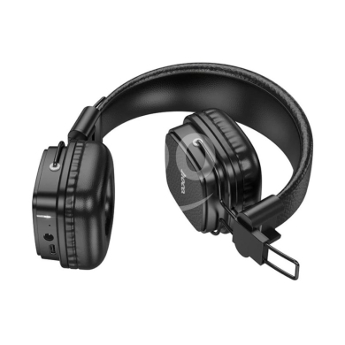 Hoco W56 Plus Wireless Headphones - 28+ Hrs Playtime, Foldable, Deep Bass & AUX — 3