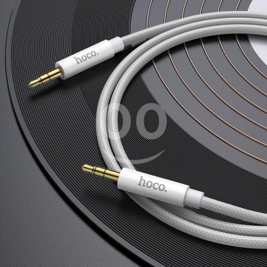 Hoco UPA19 Aux Audio Cable - 3.5mm to 3.5mm, 1M Length & Nylon Braided — 2