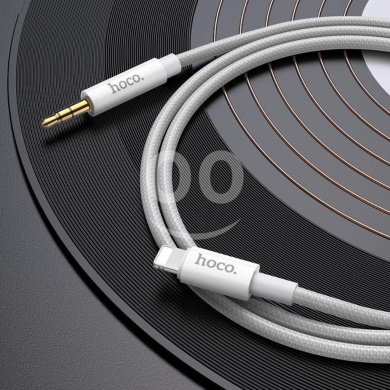 Mobile accessories in Beirut City - Hoco UPA19 Lightning to 3.5mm Aux Cable - Nylon Braided iPhone Audio Cord (1M)