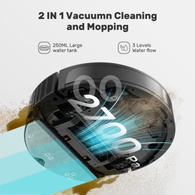 Verefa V60m Lite Robotic Vacuum Cleaner 2700Pa Powerful Suction ? 2-in-1 Vacuuming +… — 3