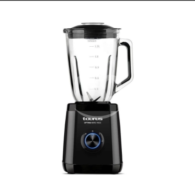 Kitchen appliances in Al Zarif - ?? TAURUS Optima Nero 1500 blender, 1500W, 2 speeds + Pulse, 1.5L glass jug. Ice crusher-