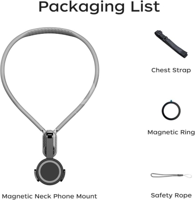 ? Magnetic Neck Phone Mount - Chest Holder Hands-free, hassle-free, and made for creators — 5