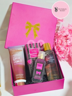 طقم هدايا فيكتوريا سيكريت لوشن ومعطر جسم فاخر | Victoria's Secret Lotion & Fragrance Mist… — 3