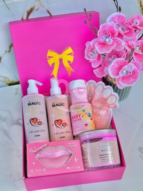 طقم هدايا مسك البودرة ومنتجات العناية المتكاملة | Powder Musk & Comprehensive Skin Care G… — 9