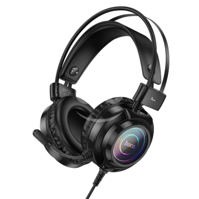 hoco. W110 Wired Gaming Headset with Dynamic RGB Lighting & HD Noise Reduction Mic — 6