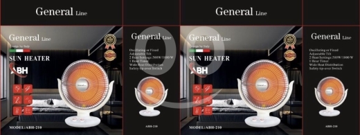 Other home appliances in Barbir - دفاية General Line أرضية "Sun Heater" تصميم إيطالي | General Line Desktop Sun Heater