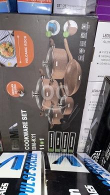 Other home appliances dans Barbir - طقم طناجر BOMA غرانيت أصلي ١١ قطعة | BOMA 11-Piece Professional Cookware Set