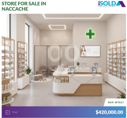 Commercials for sale in Naccache - Pharmacy+License for sale Naccache -Prime location صيدلية للبيع النقاش