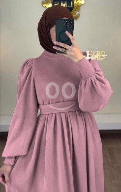 فستان نسائي مصوف مضلع — 5