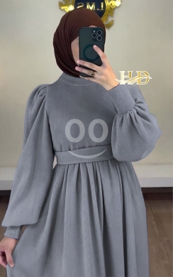 فستان نسائي مصوف مضلع — 7