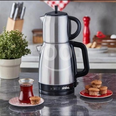 Kitchen appliances in Al Zarif - ?? Sinbo Electric Tea Kettle, 1.8 L, Silver, STM-5400-2000 watt