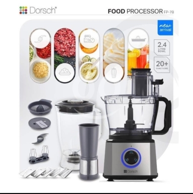 Kitchen appliances in Accaoui - ?? Dorsch Food Processor 2.4L 1000W FP-78-مجموعة ست البيت