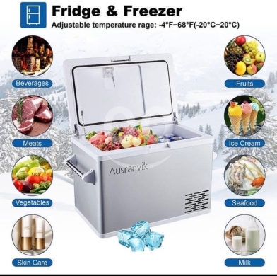 Other home appliances in Al Dahye - ?? Ausranvik 37-Quart Portable Fridge Car Refrigerator Car Fridge Car Freezer -4°F ~ 68°F - 12V/24