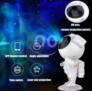 Astronaut Tech That Speaks & Shines Built-in Speaker - Clear, immersive sound LED Galaxy — 6