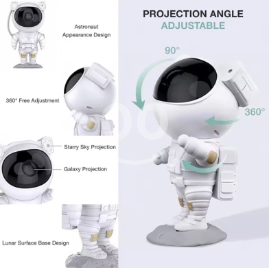 Astronaut Tech That Speaks & Shines Built-in Speaker - Clear, immersive sound LED Galaxy — 5