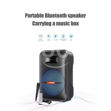 GreetTime GTS-1876 BT 5.0 / USB / TF / FM TWS / 1800mAh / 25W EQ Lighting / 12” — 2