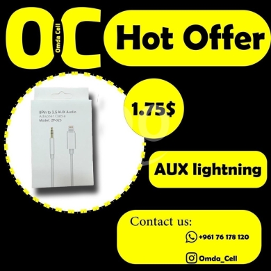 Mobile accessories dans Tripoli - Lightning to 3.5mm AUX Adapter Cable Hot Offer