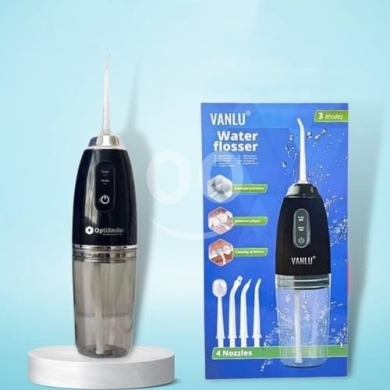 Health & Beauty in Nabatyeh - جهاز تنظيف الأسنان المائي من فانلو مع 4 فوهات و3 أنماط | Vanlu Water Flosser with 4 Nozzles