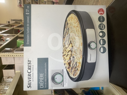 Kitchen appliances in Nabatyeh - صانعة الكريب والبانكيك من سيلفر كريست بقوة 1500 واط | SilverCrest Crepe & Pancake Maker 1500W