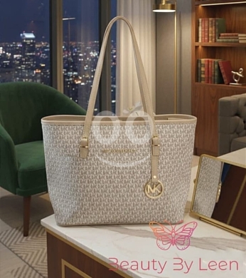 Designer-Inspired Large Tote Bag Collection - Classic Monogram & Signature Print… — 4