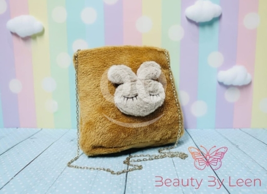 Fluffy Teddy Bear & Bunny Crossbody Bag Collection - Soft Plush Shoulder Bag for… — 3