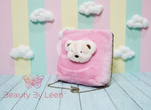 Fluffy Teddy Bear & Bunny Crossbody Bag Collection - Soft Plush Shoulder Bag for… — 2