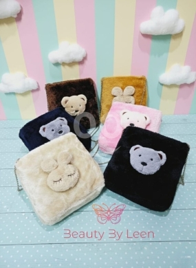 Fluffy Teddy Bear & Bunny Crossbody Bag Collection - Soft Plush Shoulder Bag for… — 4