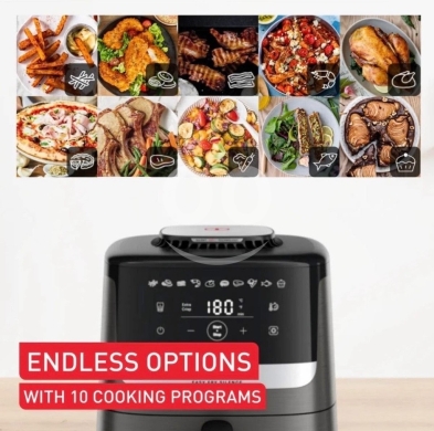 ?? Tefal Easy Fry Silence Essential Air Fryer 5L EY551H-1.5 kg-1400-1670 watt-قلاية بطاط… — 6
