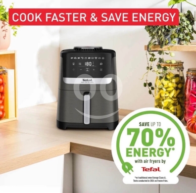?? Tefal Easy Fry Silence Essential Air Fryer 5L EY551H-1.5 kg-1400-1670 watt-قلاية بطاط… — 7