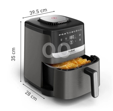 ?? Tefal Easy Fry Silence Essential Air Fryer 5L EY551H-1.5 kg-1400-1670 watt-قلاية بطاط… — 2
