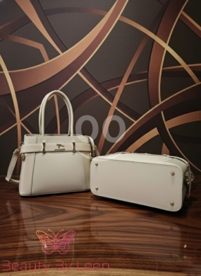 Elegant Kangaroo-Logo Structured Satchel Bag - Ladies Top Handle Shoulder Handbag — 3