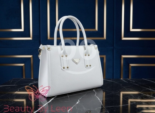 Elegant Structured Tote Bag Collection | Textured Faux-Leather Top Handle Handbag — 3