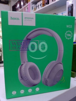 Mobile accessories in Beirut City - Hoco W33 Wireless Over-Ear Headphones | 15H Playtime, Punchy Bass & Type-C Charging