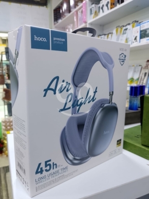 Mobile accessories in Beirut City - Hoco W35 Air Light Wireless Headphones | 45H Playtime, Over-Ear Headset (AirPods Max Style)