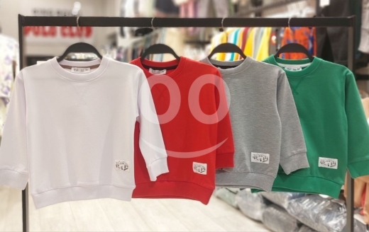 Baby & Kids Stuff in Beirut City - هودي (سويت شيرت) قطن سميك سادة للأطفال - تصميم أساسي (12 شهر - 4 سنوات)