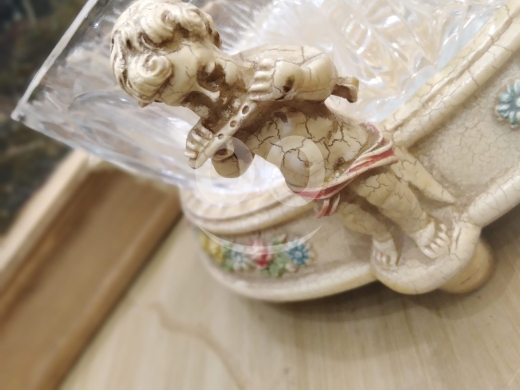 بونبونيار كريستال فرنسي أنتيك تماثيل موسيقية | Antique French Crystal Bonbonniere Musical… — 4