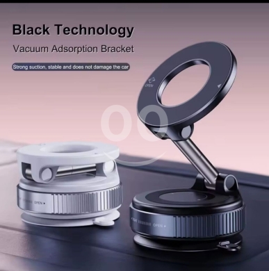 أكسسوارات وقطع غيار للمركبات في مدينة بيروت - حامل هاتف مغناطيسي للسيارة | Car Magnetic Phone Holder with Vacuum Adsorption