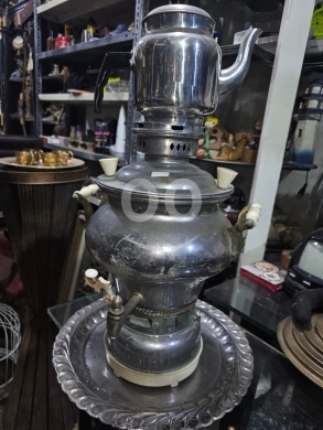 Antiques & Collectibles dans Beyrouth - Rare Vintage Iranian Copper Samovar - Dual Fuel Gas/Charcoal, Large Size