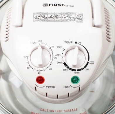 ?? TZS First Austria 5030/1 Large 17 Litre Halogen Oven with Extender Ring Hot Air Oven… — 7