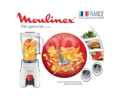 Kitchen appliances in Accaoui - ?? Moulinex, Genuine 1.75 L Blender mixer, with Grinder and Grater Accessories-500 watt-خلاط فواكه