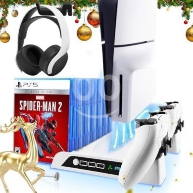 Gaming Console & Accessories in Dekouaneh - COOLING STAND WITH controller charge