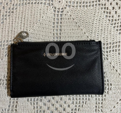 Stradivarius Woven Rectangular Zip Purse/Clutch - Neutral Beige Wristlet — 5